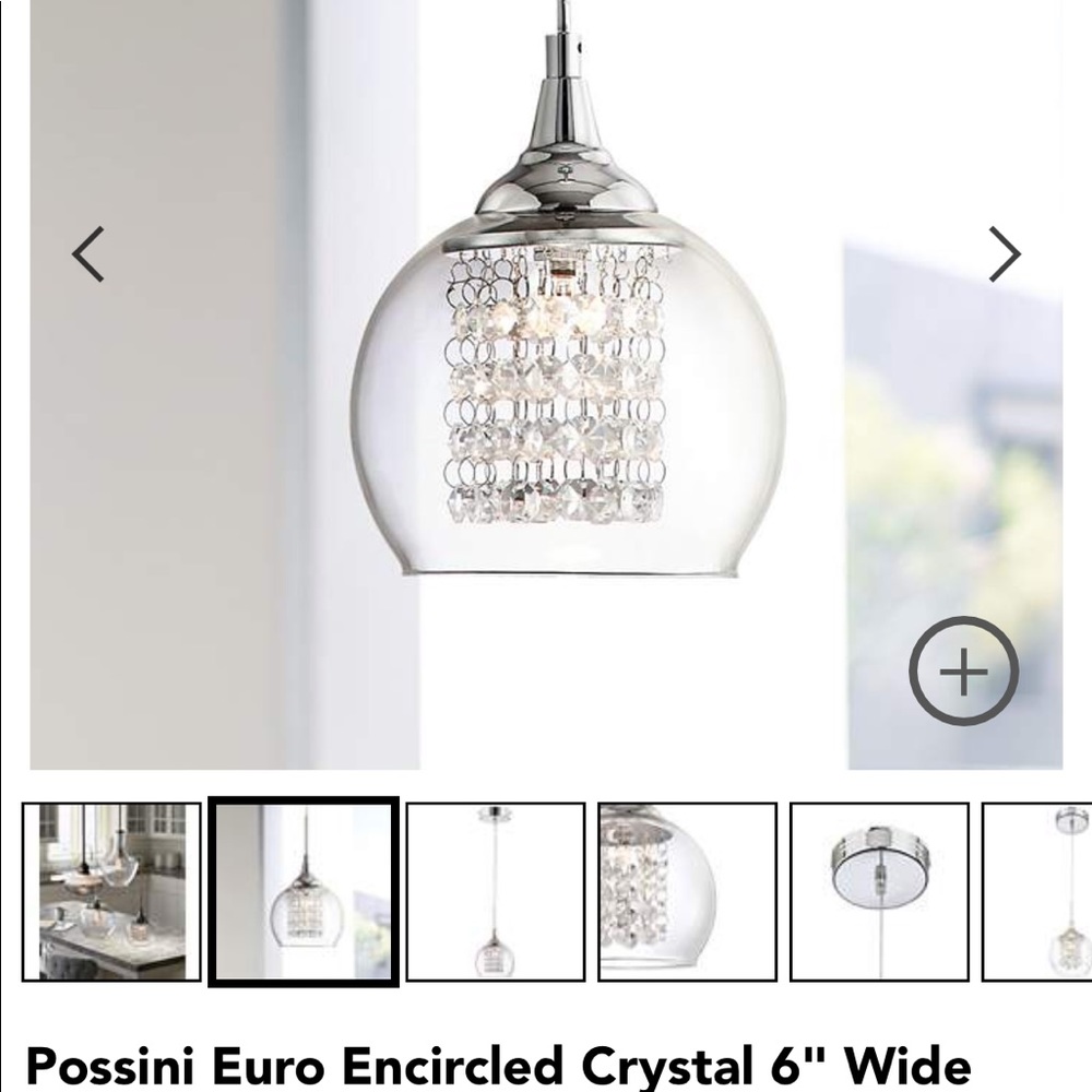 POSSINI Euro Design Crystal Pendants - SET OF 3!!